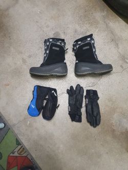 4y-5y Boots Gloves And Snow Pants ❄