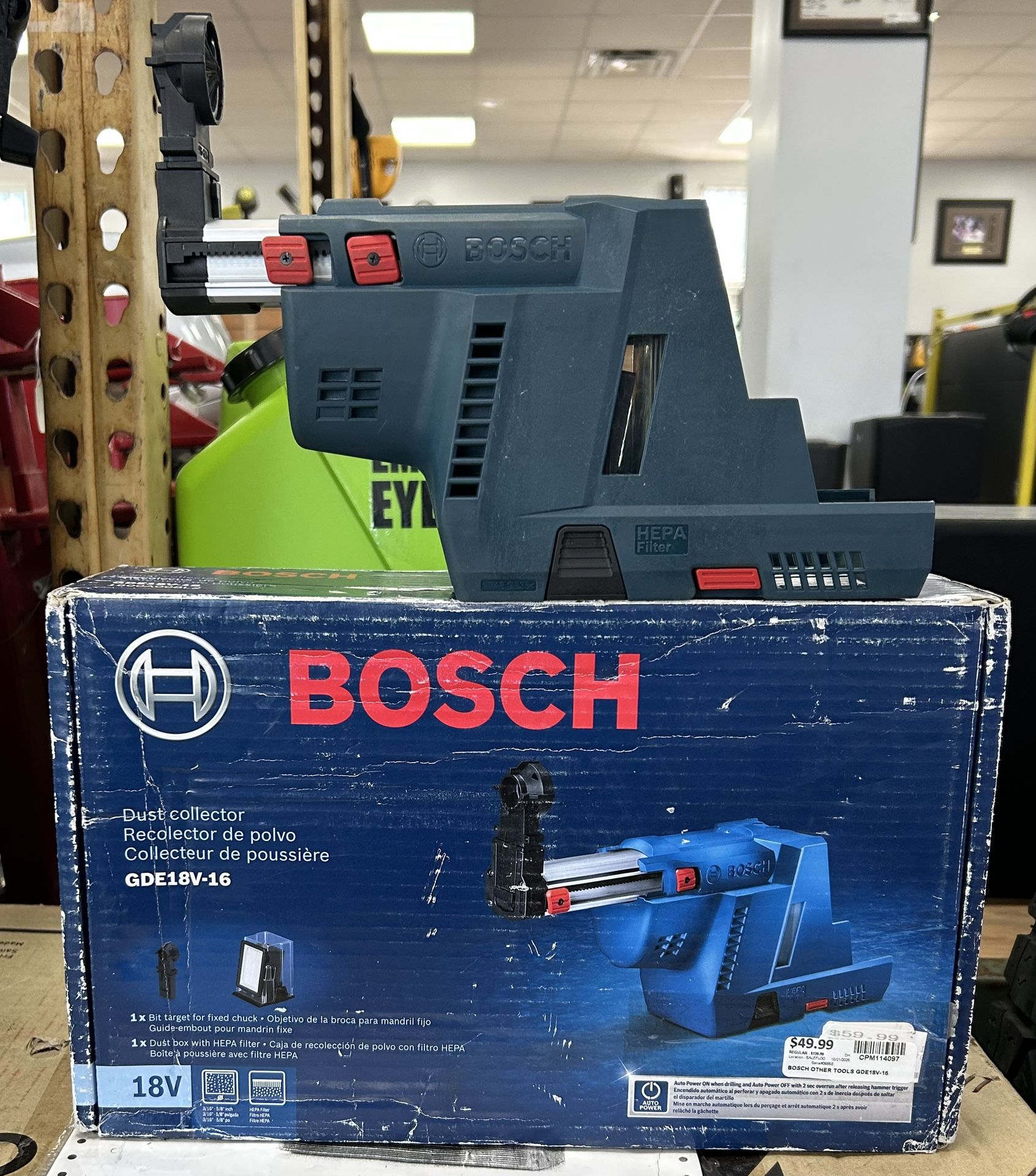 Bosch Dust Collector ( Hablamos Espanol )
