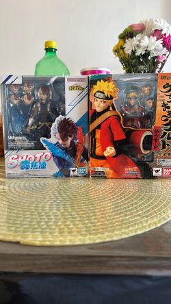 Naruto SH Figuarts and todoroki SH Figuarts