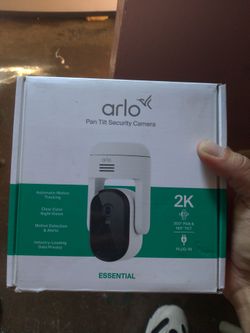Arlo Essential 2K Pan Tilt Security Camera