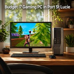 Budget i7 Gaming PC Computer Windows 11Pro