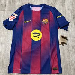 FC Barcelona 2025/2026 Home Kit Authentic Jersey size Medium