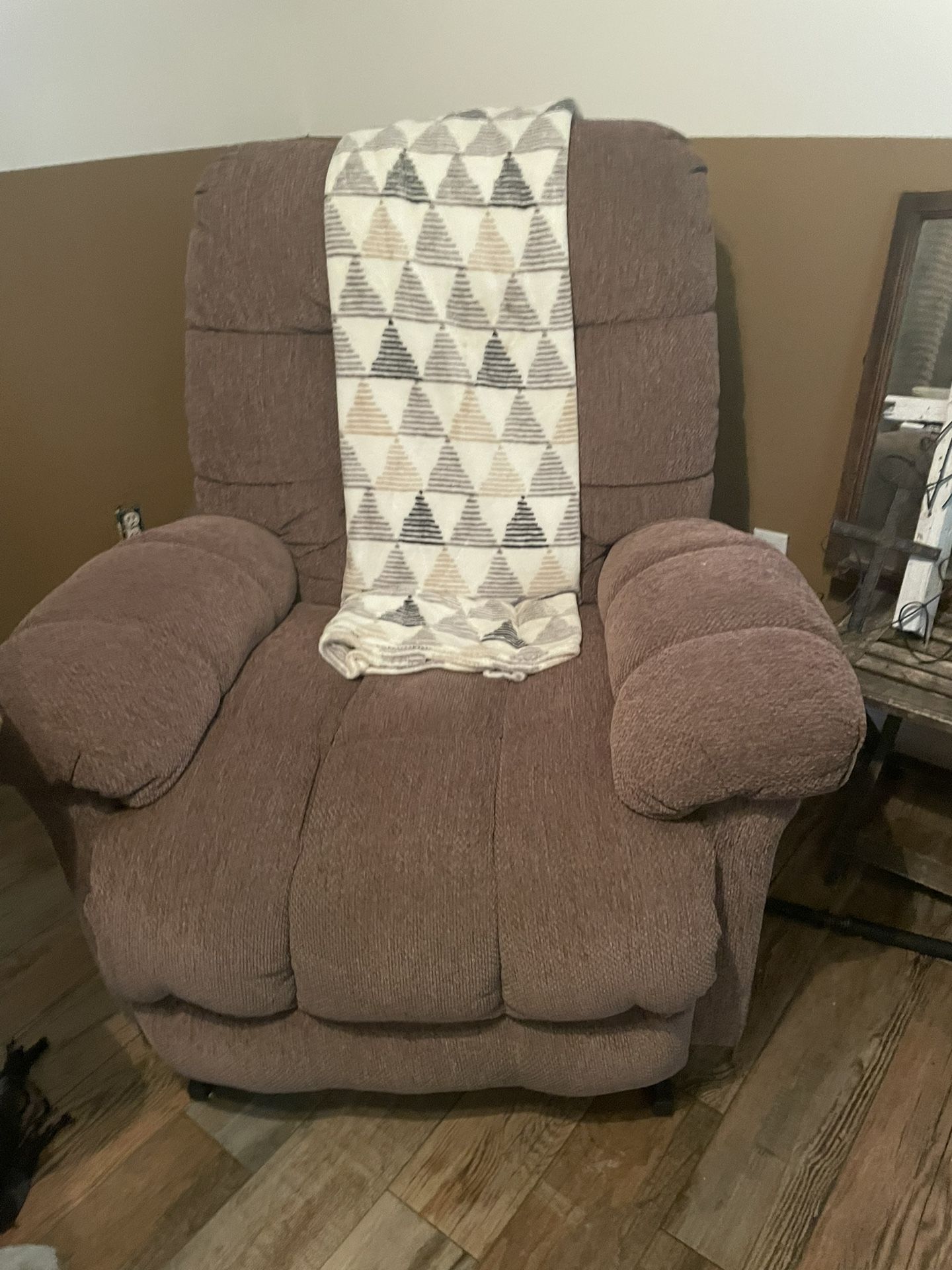 Brown Remote Controlled Recliner