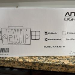 Exit Lights Sign