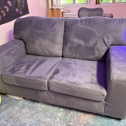 Comfy Grey Loveseat