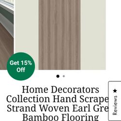 Home Decorators Collection Hand Scrape (180sf) d Strand Woven Earl Grey Bamboo Flooring