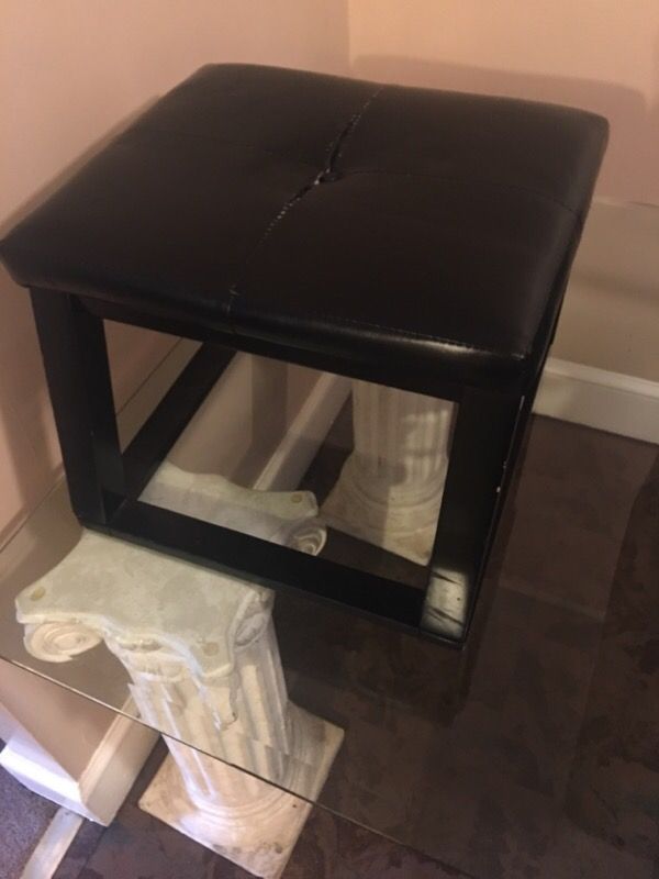 Small black stool