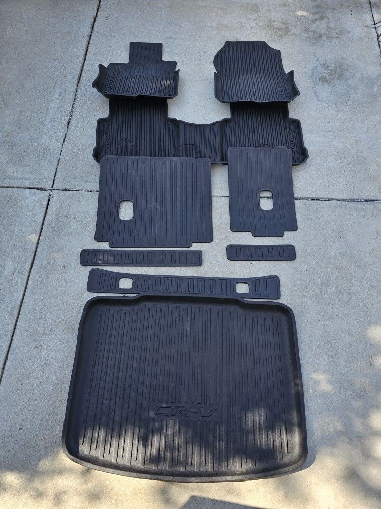 2017-2022 Honda CR-V All Season Floormats/cargo Tray/rear Seat Protector