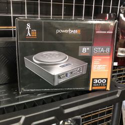 Powerbass Sta-8 Under The Seat Subwoofer No Credit Check Payment Plans Available