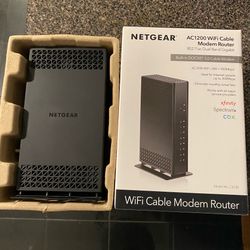 NETGEAR Modem with WiFi Router COMBO C6230