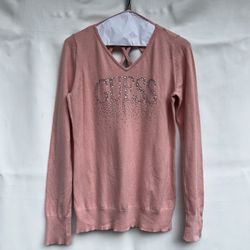 Guess Sparkle Logo Sweater, (L) 