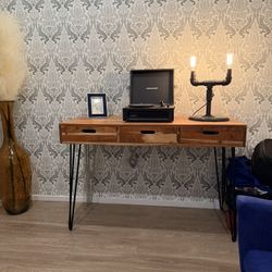 Wood Table Desk Console