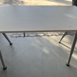 IKEA Extendable Computer Desk With Book Shelf - Versatile & Space-Saving