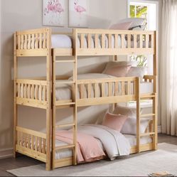 Triple Bunk Bed 💥 furniture