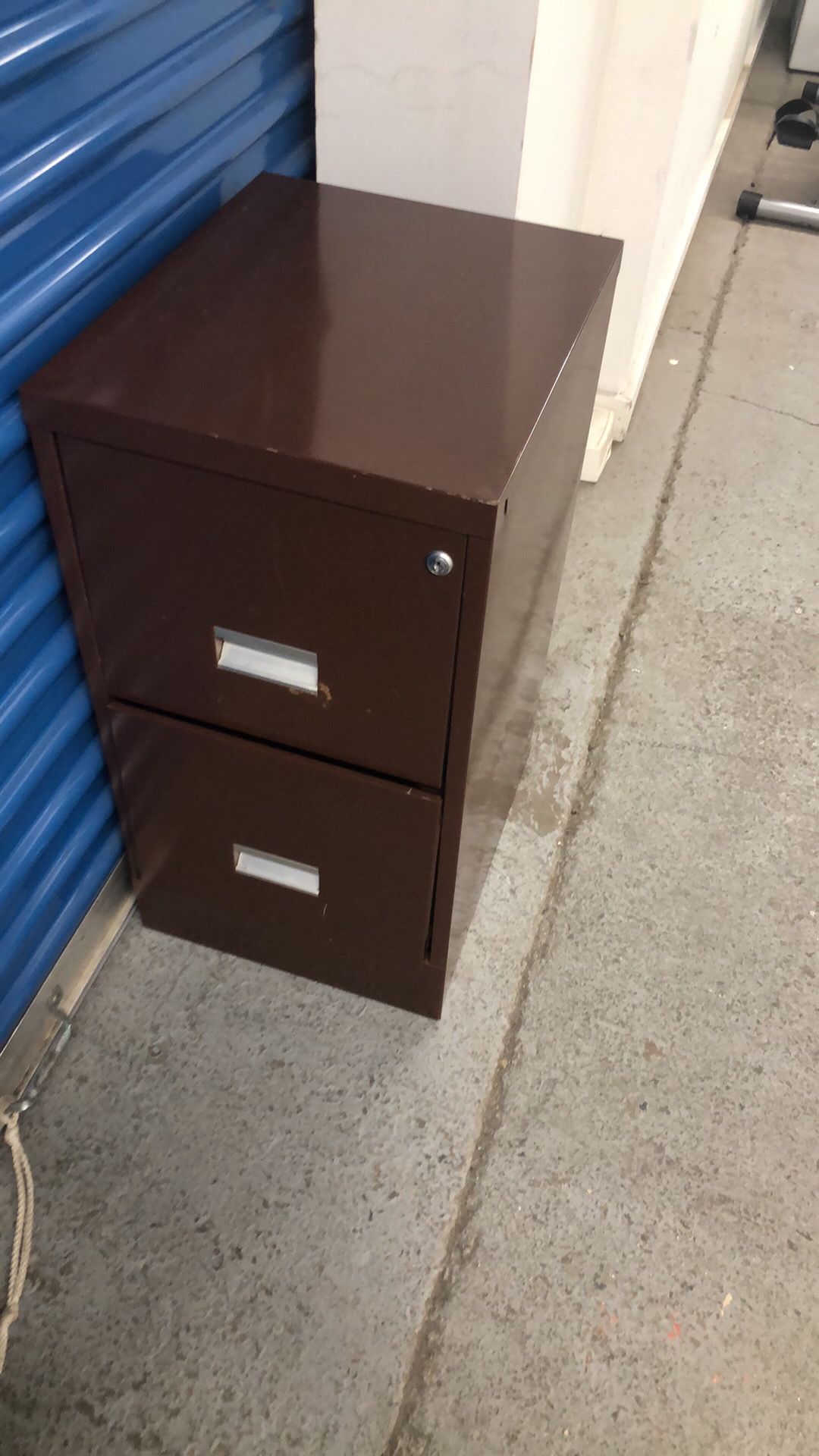 Metal file cabinet