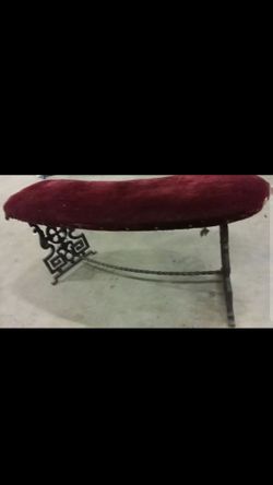 Antique / Vintage wrought iron bench
