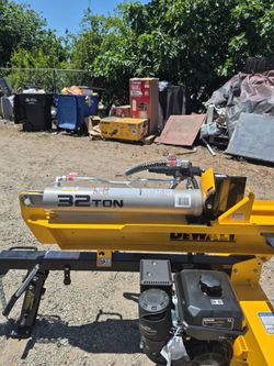 DEWALT
32 Ton 277cc 9.5HP Kohler Engine Horizontal/Vertical Full Beam Hydraulic Log Splitter, Auto Return/Integrated Log Cradle STORE PRICE $1849