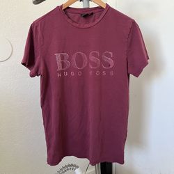 Hugo Boss Shirt Red Authentic Men’s Size Small 