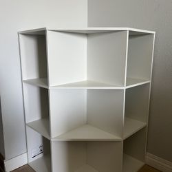 White Corner Shelf