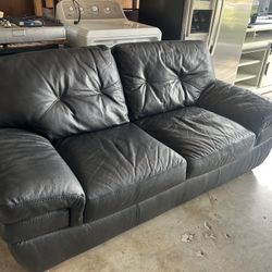 Leather sofa