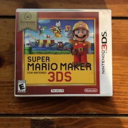 Super Mario 3D maker 3DS