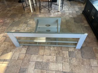 Glass TV Stand