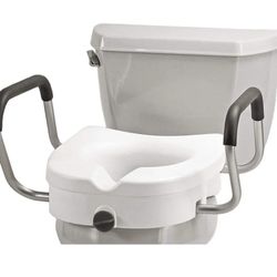 Nova Medical 5 Inch Raised Toilet Seat with Arms & Locking Mechanism - Fits Standard or Elongated
Nova Medical Products 8351-R