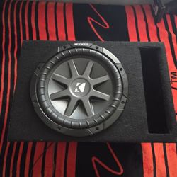 Kicker CVR In A Soundbox Enclosure