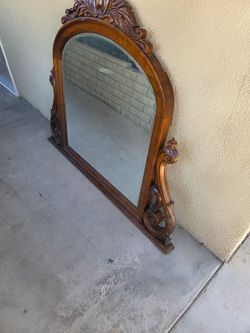 Cherry Wood Dresser with mirror