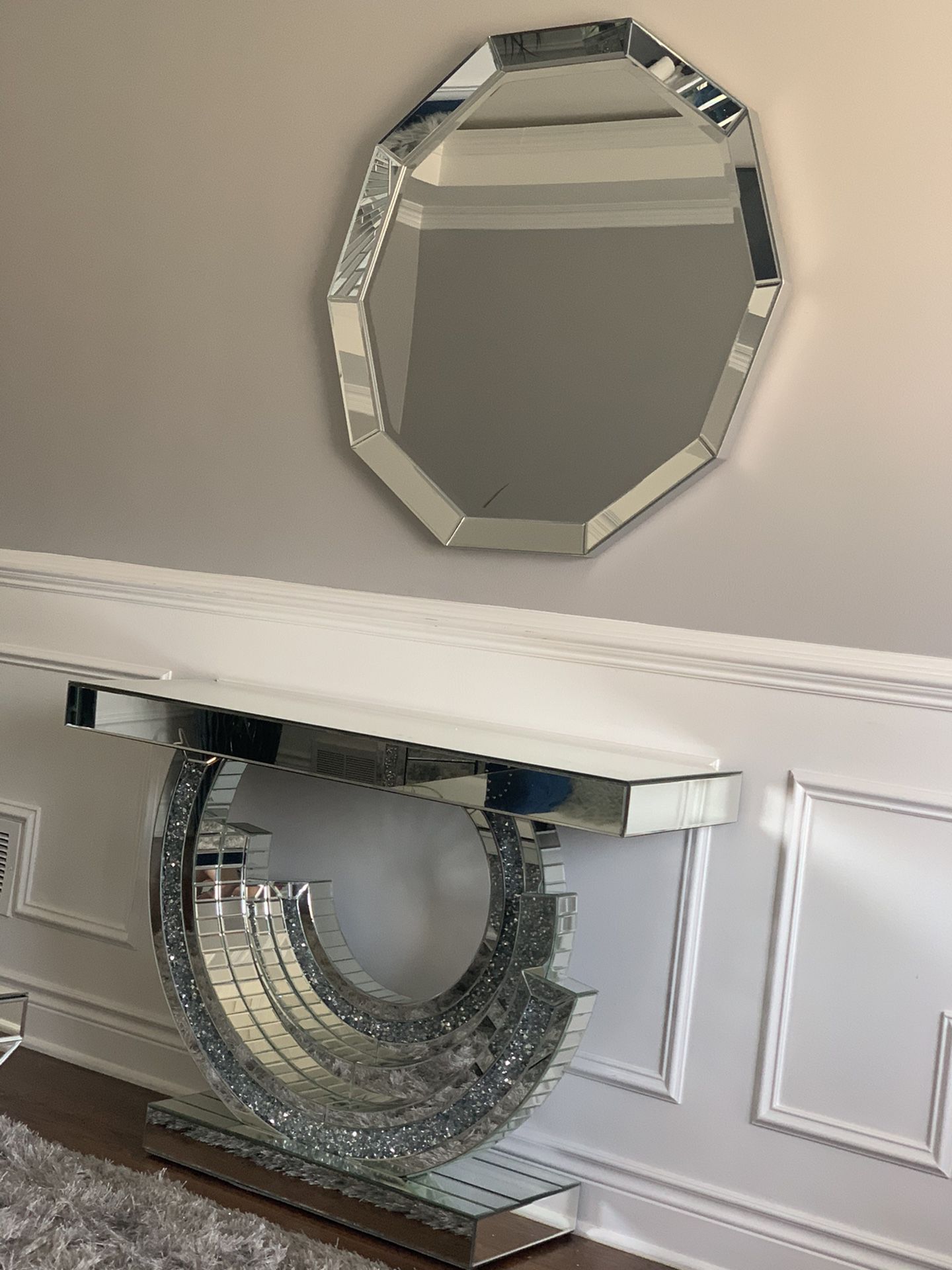 Brand new bling console with mirror