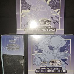 Chilling Reign Pokemon Center Elite Trainer Box