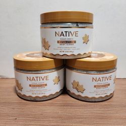3pk Native Limited Edition Holiday Body Wash Scrub - Sugar Cookie - 12oz