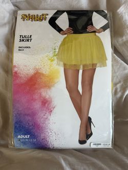 Yellow Tulle Skirt