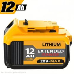 Batería de Litio 20V 12.0Ah de Reemplazo para Herramientas Dewalt 20V Max 
$50 cada una.