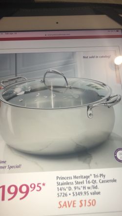 Princess house de 16qt