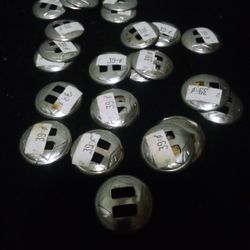 New Silver Tone medium Round Conchos