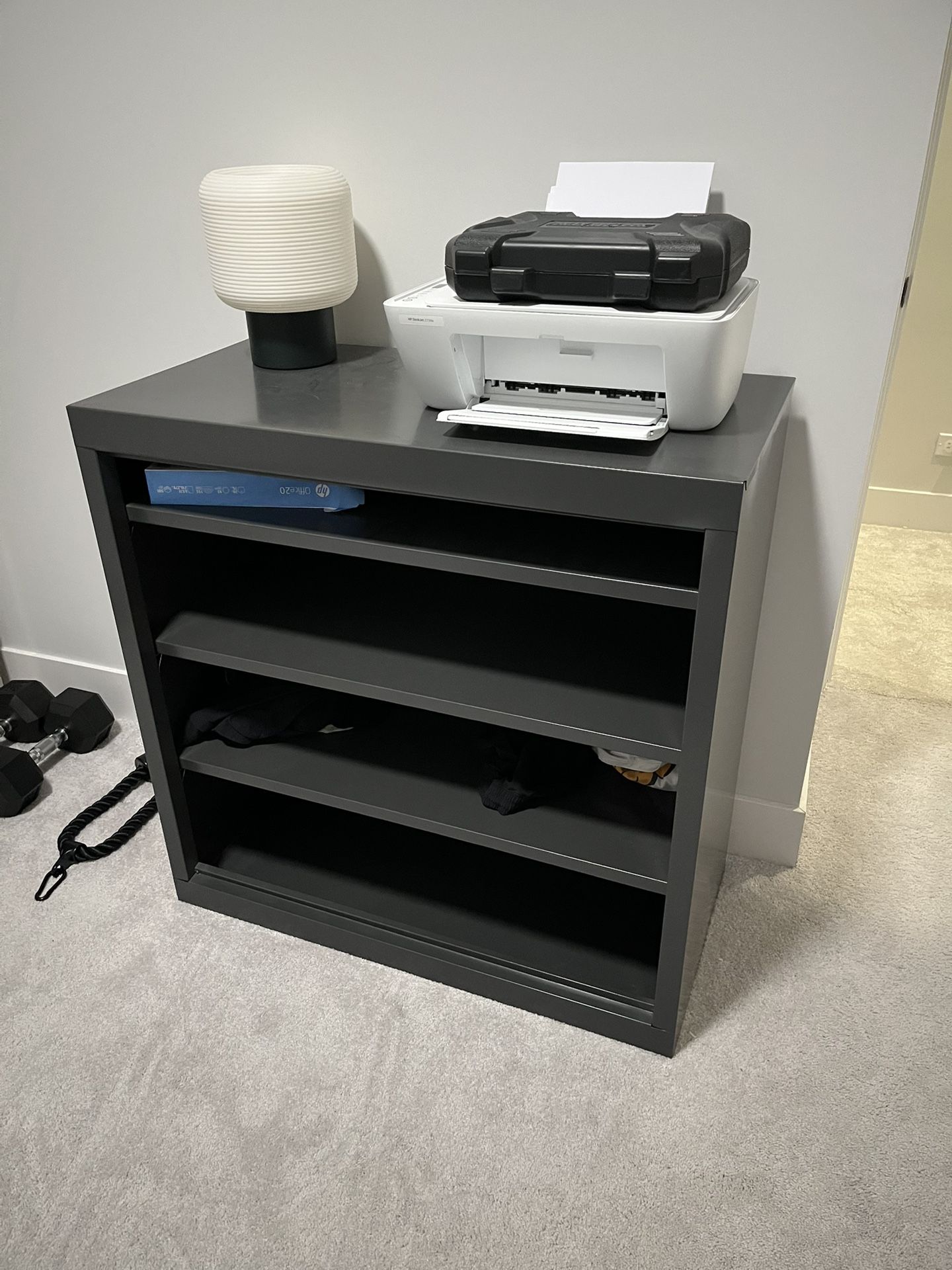 Metal Library Shelves (2)