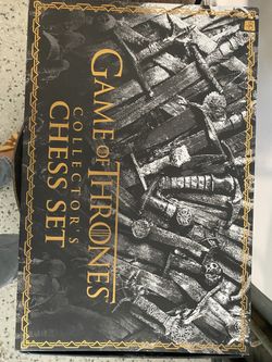 Game Of Thrones Collectors Chess Set