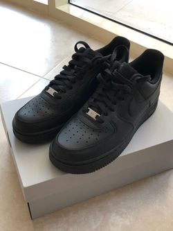 black air force 1s