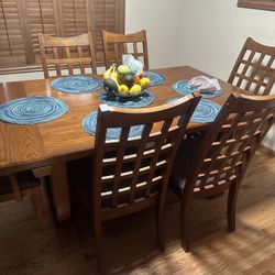 $300 Dining Table w/ 6 Chairs