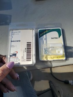 End Stop - Type D , White (New)