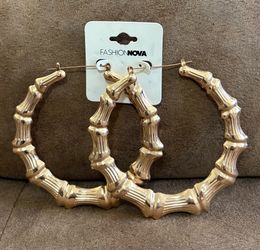 Fashion Nova Adanna Gold Hoop Earrings