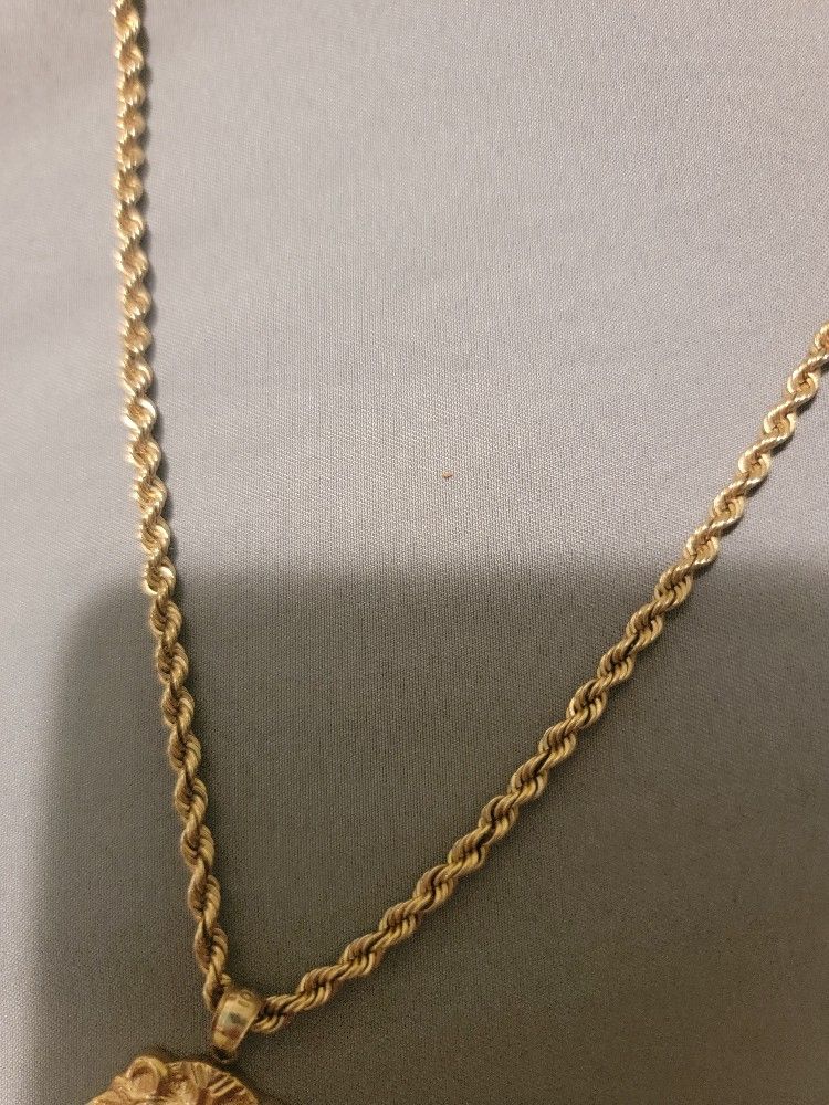 14k Solid Gold Necklace