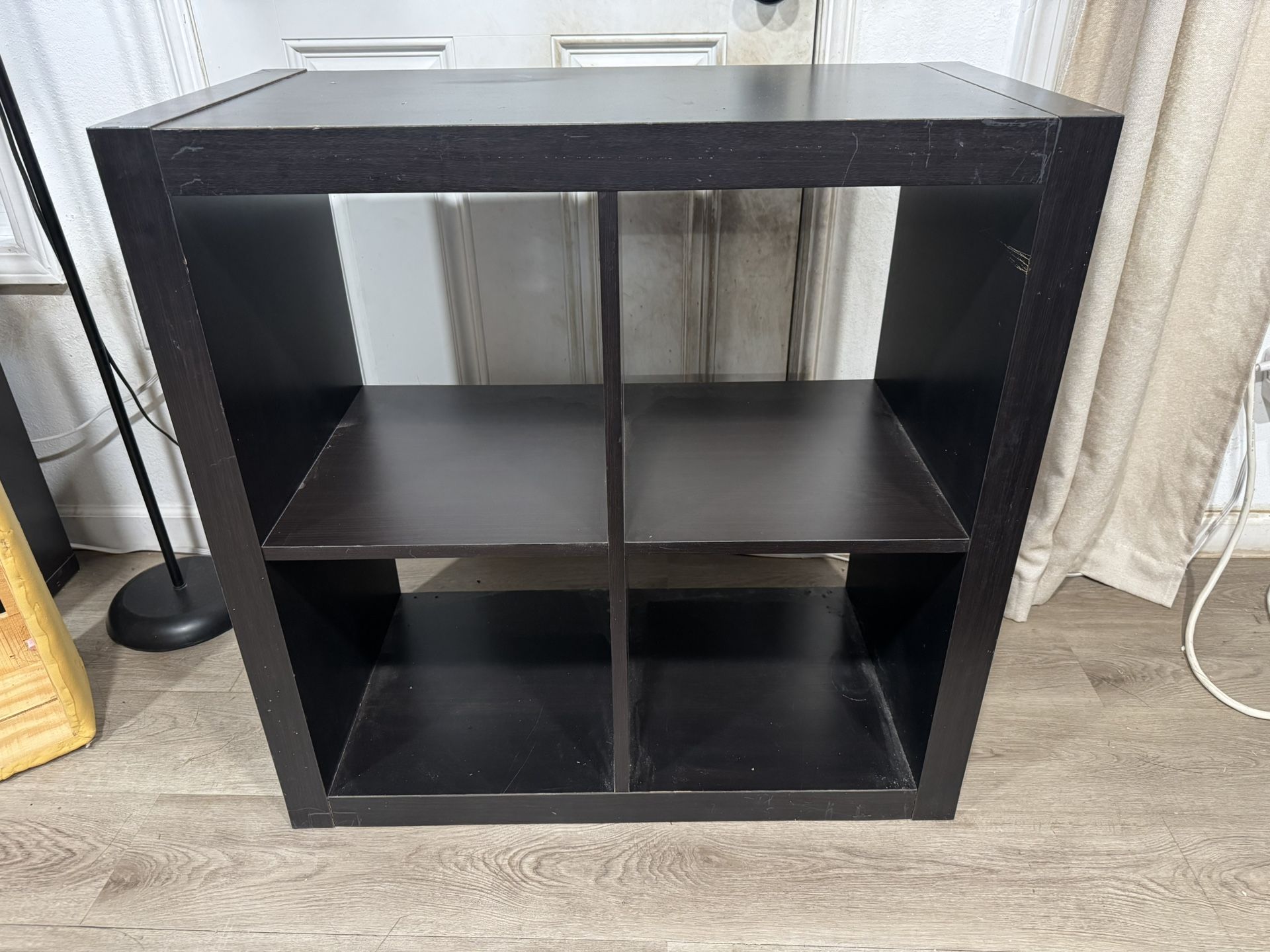 Dark Brown 4 Cubed Organizer/ Book Shelf