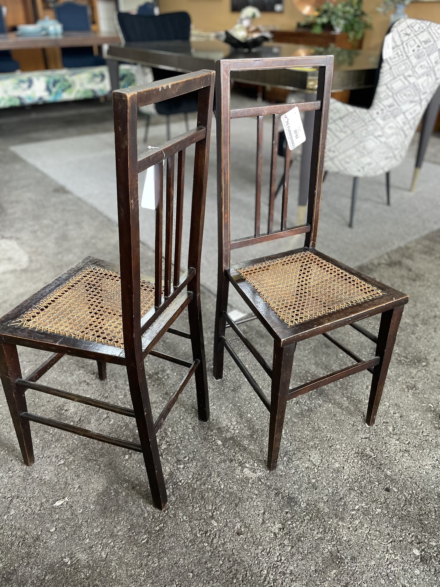 Cane Seat Chair By P. E. Gane Ltd
