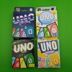 NEW Mattel UNO Retro Version Card Game Decades 80's 90's 00's 10's Set 2-5 Series#1-5