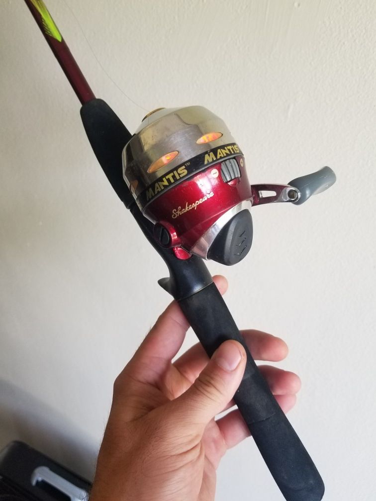 Mantis Shakespear 6ft fishing rod and reel