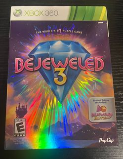 Bejeweled 3 (Microsoft Xbox 360, 2011) NEW