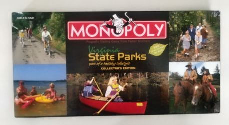 Monopoly Virginia State Parks Collector's Edition Complete w/ DVD Parker Bros