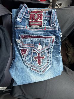 rock revival light blue jean 29